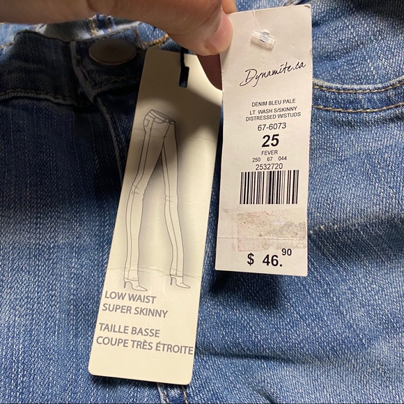 NWT Low Waist Super Skinny Ripped Jeans - Picture 8 of 9